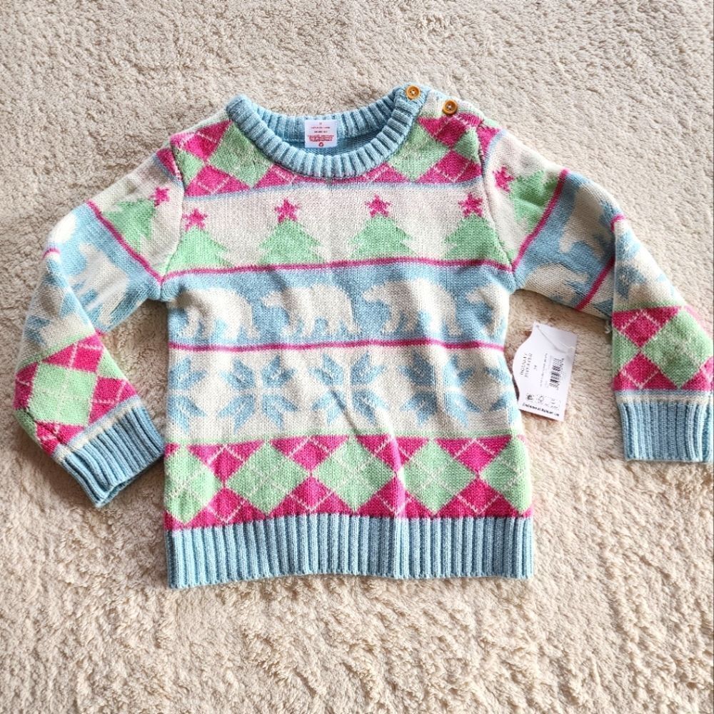 New Holiday Time winter Baby / Toddler Boy or Girls Unisex Sweater size 4t